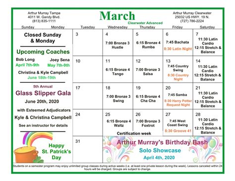 Clearwater Beach Events Calendar